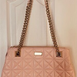 Kate Spade ♠️ Blush Quilted Shoulder Bag with original Dust Bag